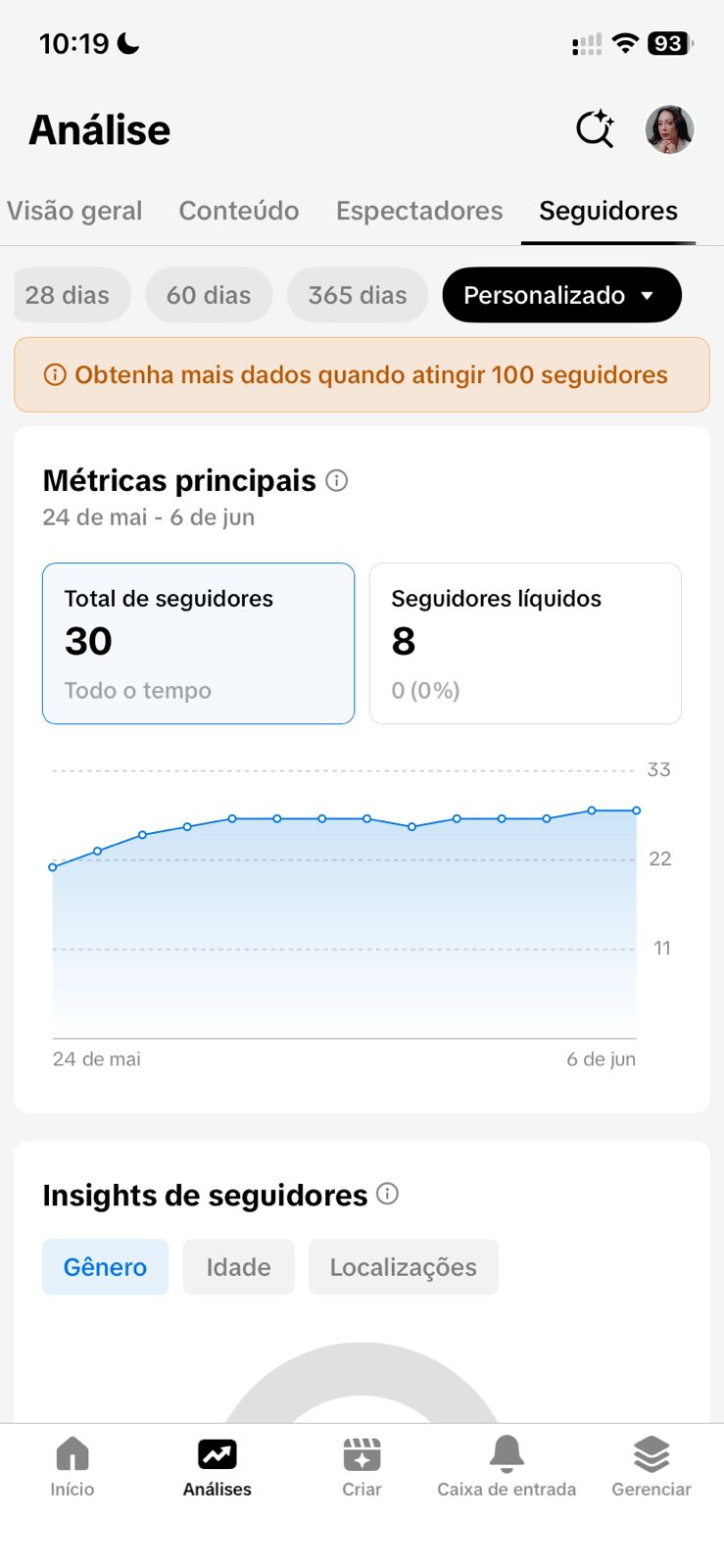 TikTok seguidores